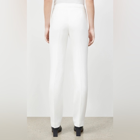 NWT! Lafayette 148 New York Barrow White Lined Pants size 16W- HAS MARKS - Picture 3 of 16